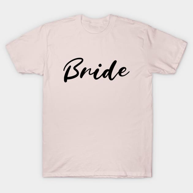 Bride Bachelorette Party T-Shirt by Classic & Vintage Tees